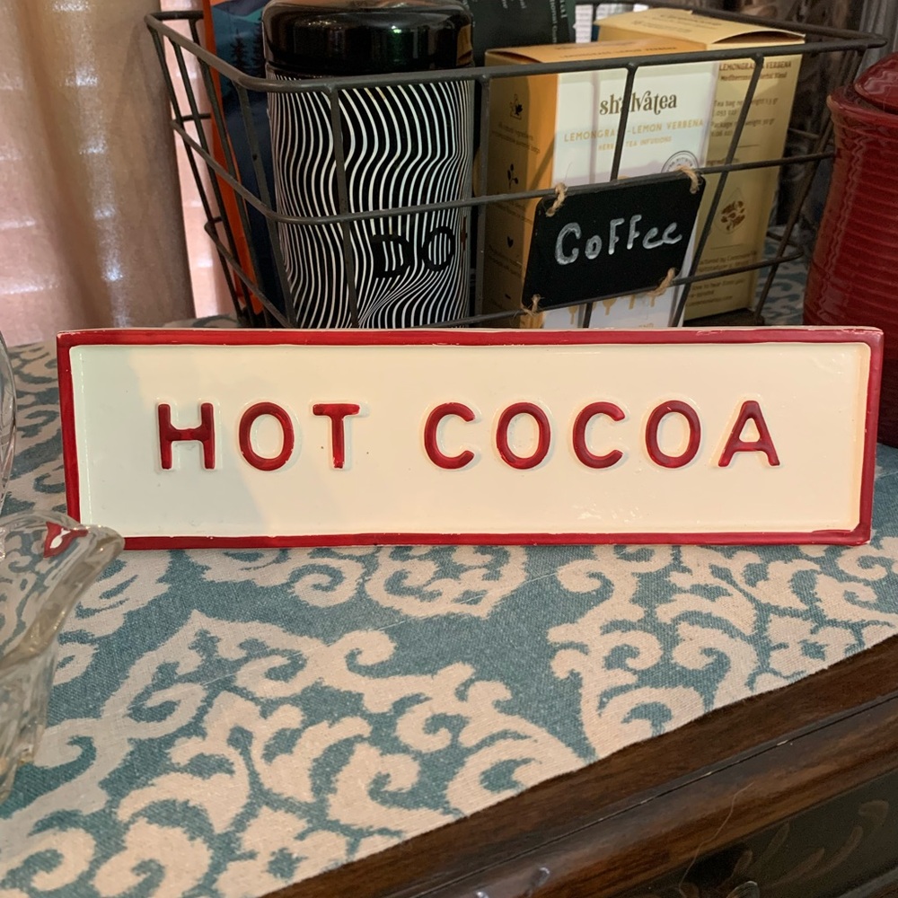 Hearth & Hand Hot Cocoa sign